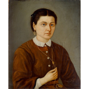 РЕПРОДУКЦИИ НА КАРТИНИ  Портрет на Мариола Ст. Доспевска (1869)